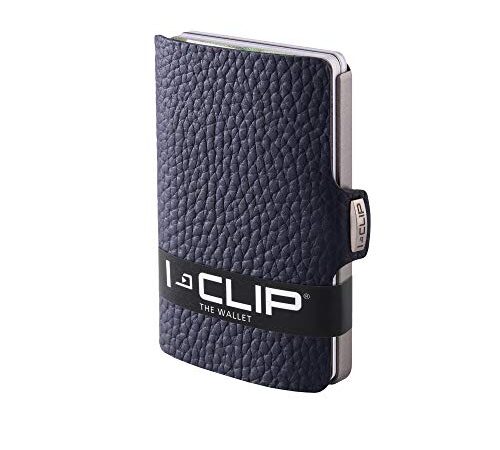 I-CLIP Original Silver Pure Blue, Portafoglio, Wallet