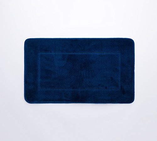 Linea oro Tappeto Bagno Blast Unito Blu Reale cm 50x80