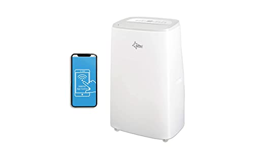 SUNTEC condizionatore portatile Coolfixx 3.5 APP - climatizzatore portatile 12000 btu - Per locali fino a 60mq - Raffrescatore, deumidificatore con refrigerante ecologico R290 - Smart Home via Wifi