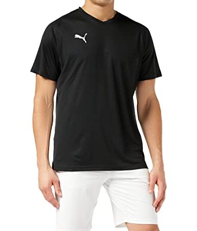 Puma Liga Jersey Core T-Shirt, Uomo, Puma Black-Puma White, XL