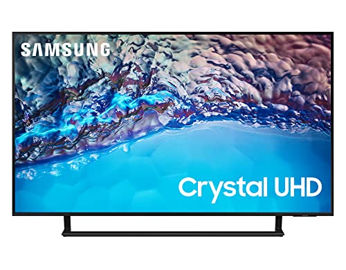 Samsung TV Crystal UHD UE43BU8570UXZT, Smart TV 43" Serie BU8570, Crystal UHD 4K, Alexa e Google Assistant integrati, Black, 2022, DVB-T2