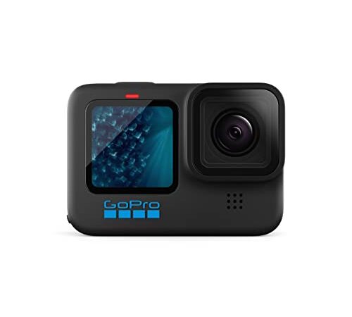 GoPro HERO11 Black - Action cam impermeabile con video Ultra HD 5.3K60, foto da 27 MP, sensore di immagine da 1/1,9", streaming live, webcam, stabilizzazione